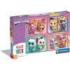 Clementoni Disney Super Kitties Puzzle 4 in 1 21531