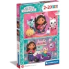 Clementoni Gabbys Dollhouse Puzzle 2x20 Parça 24802