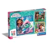 Clementoni Gabbys Dollhouse Puzzle 3x48 Parça 25300