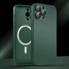 İphone 11 Uyumlu Magsafe Ag Glass Buzlu Cep Telefopnu Kılıfı