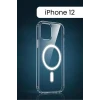 İphone 12 - 12 Pro Magsafe Sert Şeffaf Telefon Kılıfı
