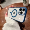 İphone 12 Pro Max Magsafe Uyumlu Magsafe Uyumlu Mat Çerçeveli Telefon Kılıfı