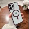 İphone 12 Pro Max Magsafe Uyumlu Magsafe Uyumlu Mat Çerçeveli Telefon Kılıfı