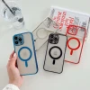 İphone 12 Pro Max Magsafe Uyumlu Parlak Lazer Telefon Kılıfı