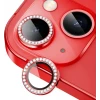 İphone 14/14 Plus ile Uyumlu Taşlı Renkli Lens Koruma