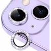 İphone 14/14 Plus ile Uyumlu Taşlı Renkli Lens Koruma