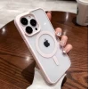 İphone 14 Magsafe Uyumlu Mat Çerçeveli Telefon Kılıfı