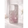 İphone 14 Pro Max ile Uyumlu Kelebek Taşlı Zarif Blur Case