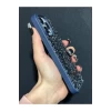 İphone 14 Pro Max Uyumlu Sw İnce Taşlı Elmas Işıltılı Telefon Kılıfı