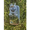 İphone 14 Stantlı Rabbit Silikon Telefon Kılıfı