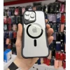 İphone 15 Plus T-Max MagSafe Uyumlu Siyah Silikon Kılıf