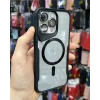 İphone 15 Pro Max T-Max MagSafe Uyumlu Siyah Silikon Kılıf