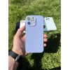İphone 15 Pro Uyumlu Parlak Premium Renkli Cam Telefon Kılıfı