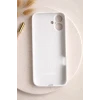 İphone 16 PLUS ile Uyumlu Mat Elektro Cam Telefon Kılıfı