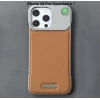 iPhone 16 Pro Parfümlü Koku Hazneli MagSafe Uyumlu Deri Kılıf