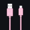 Joyroom JR-S118 Type-C USB Hızlı Şarj ve Data Kablosu 1m Pembe