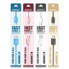 Joyroom JR-S118 Type-C USB Hızlı Şarj ve Data Kablosu 1m Pembe