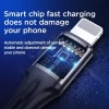 Joyroom S-1030N1 USB to Lighting Metal Kopmaz Hızlı Şarj Kablosu 3A
