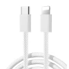 Joyroom S-A45 İphone Uyumlu Hasır Yeni Tip Type-cden Lightning Şarj Kablosu 60W