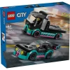 LEGO City Yarış Arabası ve Araba Taşıyıcı Kamyon 60406