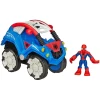 Marvel Süper Hero Adventures Spiderman Stunt Buggy Araç Seti