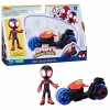 Spidey and His Amazing Friends Motorsiklet ve Figür F7460 - Miles