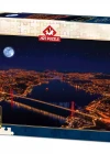 Art Puzzle Üç Köprü, Bosphorus 1000 Parça Neon Puzzle
