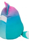 Squishmallow Pembe Mavi Tilki Vickie 20 cm