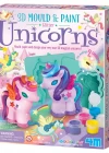4M 3D Unicorn Kalıp ve Parıltılı Boyama Seti