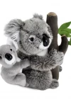 Animals of the World Ağaçta Yavrulu Koala 26cm