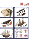 Cubic Fun 3D 306 Parça Puzzle Corbeta Esmeralda Gemisi