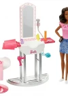 Barbie Bebek Ve Güzellik Salonu Oyun Seti Fjb37
