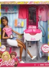 Barbie Bebek Ve Güzellik Salonu Oyun Seti Fjb37