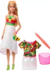 Barbie Crayola Mevyeli Tasarım Bebeği