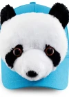 Neco Plush Panda Kep Şapka Mavi