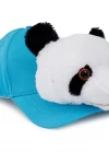 Neco Plush Panda Kep Şapka Mavi