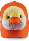 Neco Plush Civciv Kep Şapka Turuncu