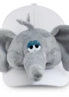 Neco Plush Fil Kep Şapka Beyaz