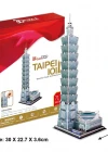 Cubic Fun 3D 66 Parça Puzzle Taipei 101