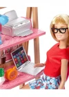 Barbie Bebek ve Çalışma Masası Oyun Seti DVX52