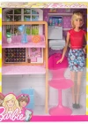 Barbie Bebek ve Çalışma Masası Oyun Seti DVX52