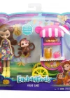 Enchantimals Merit Monkey ve Meyve Arabası Oyun Seti