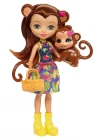 Enchantimals Merit Monkey ve Meyve Arabası Oyun Seti