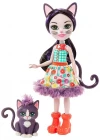 Enchantimals Popüler Karakter Bebekler - Ciesta Cat ve Climber