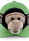 Neco Plush Maymun Kep Şapka Yeşil