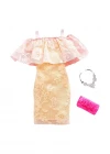 Barbie Fashions Elbiseli Aksesuar Seti FXJ06