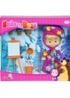 Simba Ressam Maşa Bebek Set 12 cm