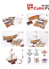 Cubic Fun 3D 83 Parça Puzzle Yacht Mary Gemi