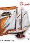 Cubic Fun 3D 81 Parça Puzzle Two-Masted Schooner Yelkenlisi