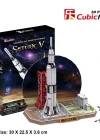 Cubic Fun 3D 68 Parça Puzzle Saturn V Rocket
